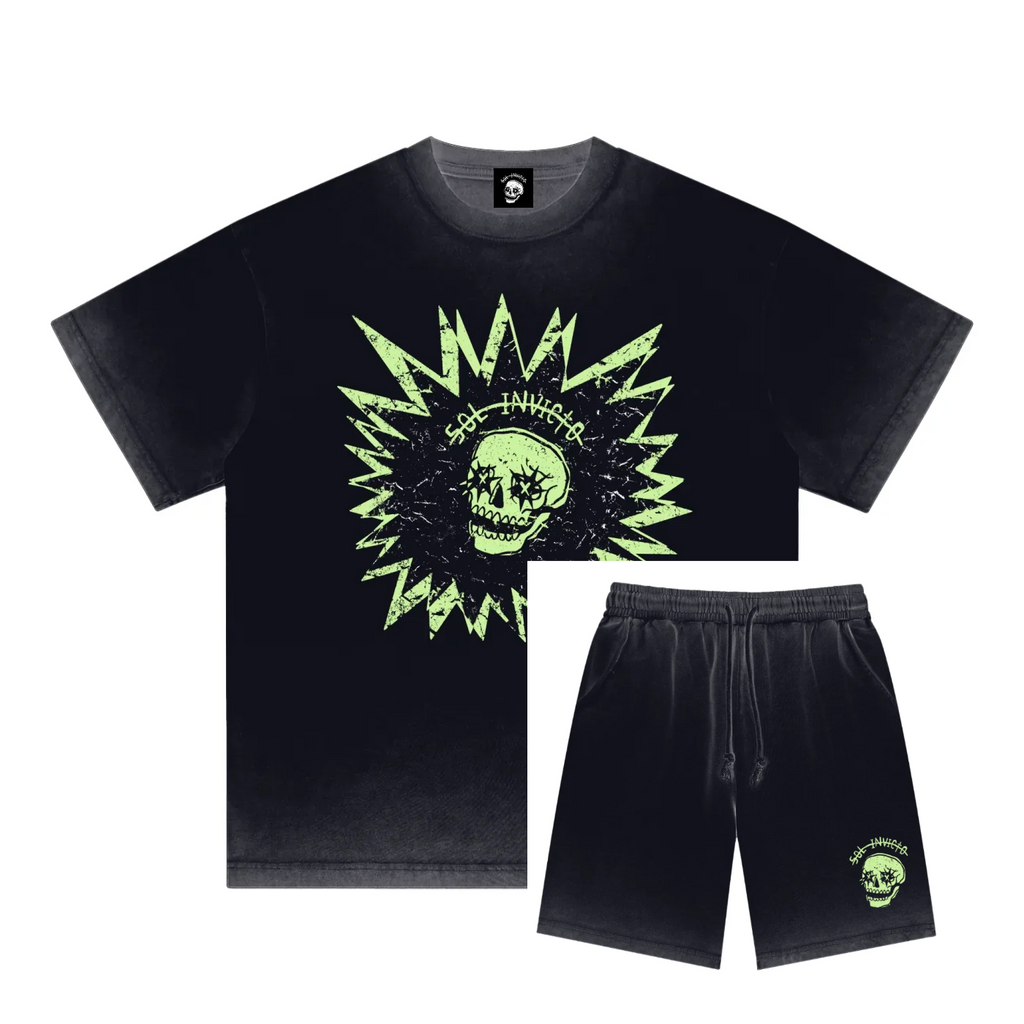 Ecto Skull Shirt & Shorts Bundle